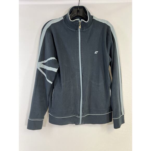 VTG Y2K French Connection Full Zip Sweatshirt Jacket Men’s Sz S - Picture 4 of 9